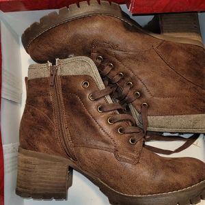 CARLOS BY CARLOS SANTANA BRAND NEW BROWN BOOTD SZ 10